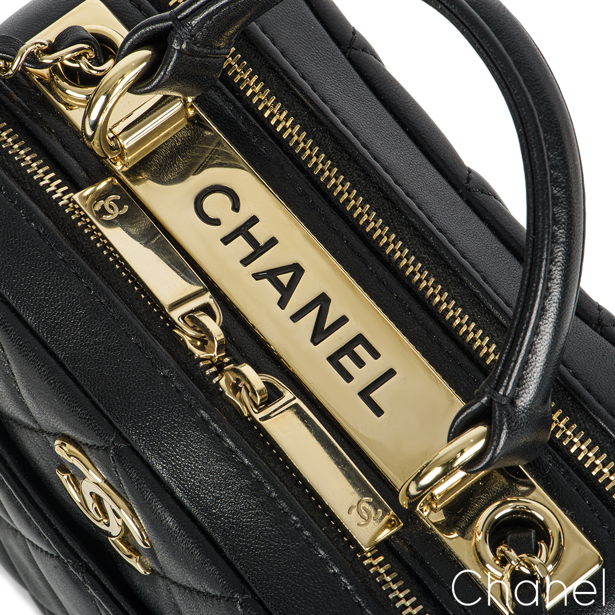 Chanel Black Trendy CC Bowling Bag